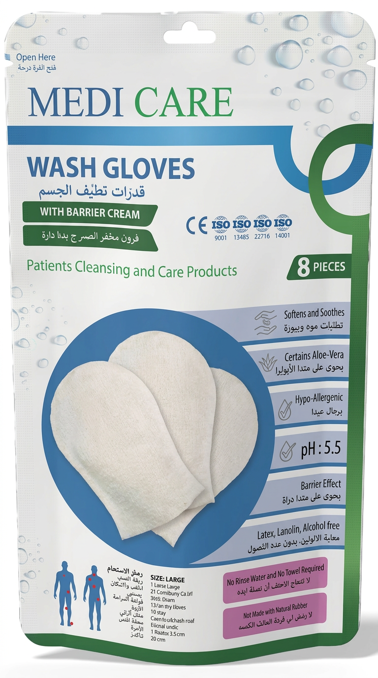 MEDI CARE Wash Gloves
