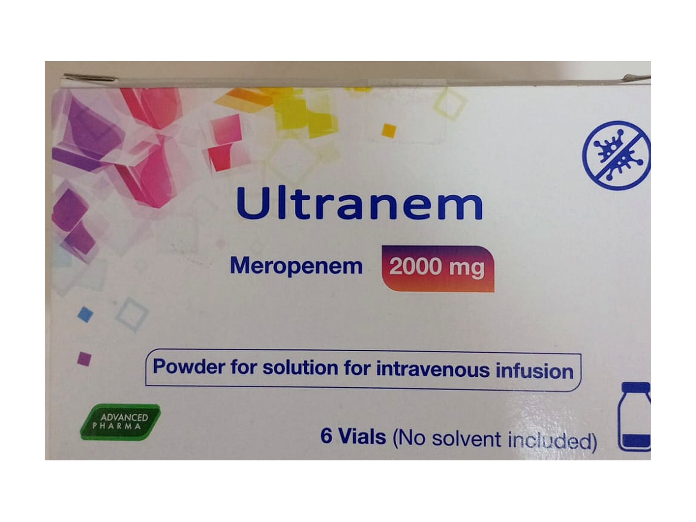 ULTRANEM 2000 mg — 6 Vials
