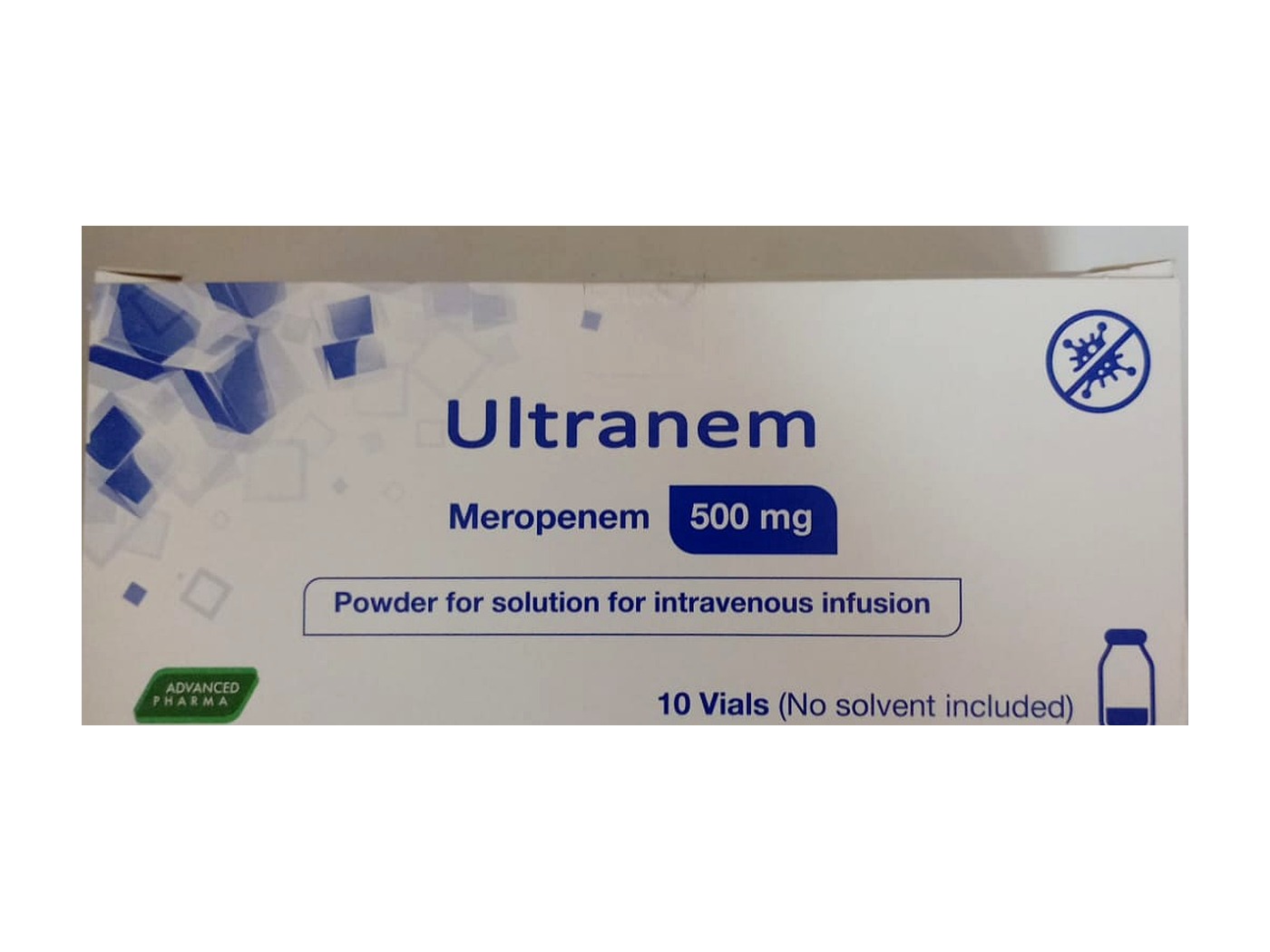 ULTRANEM 500 mg — 10 Vials