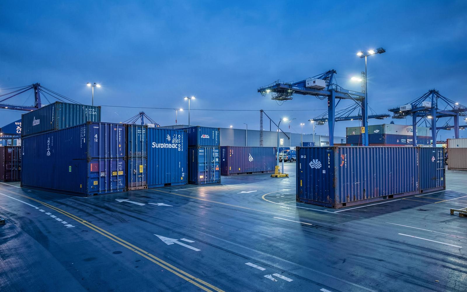International freight terminal supporting overseas procurement