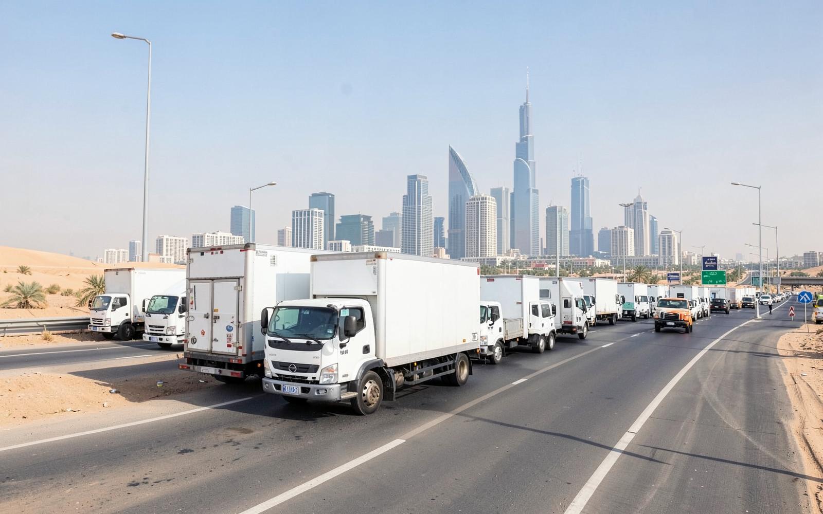 Refrigerated delivery fleet serving healthcare facilities across Saudi Arabia